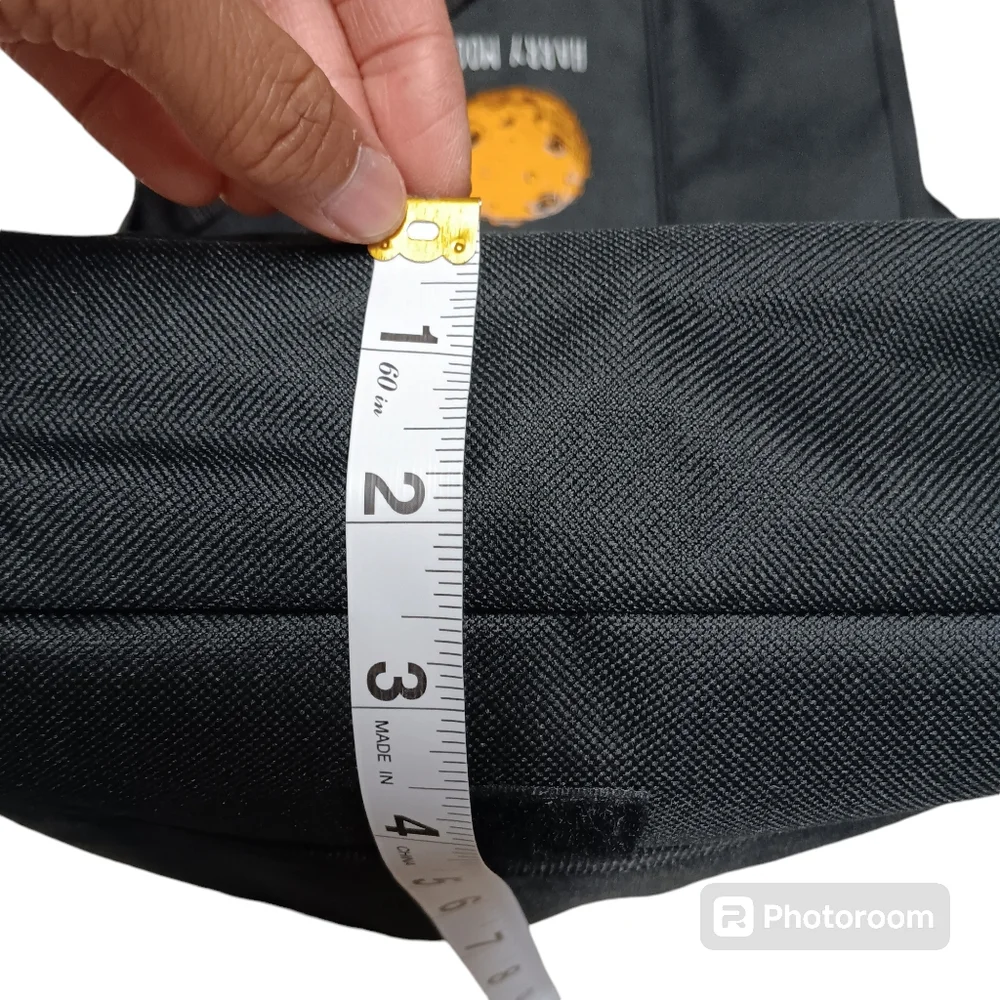 Harry Moon Black Messenger Bag Laptop Book Bag School Bag Crossbody Space